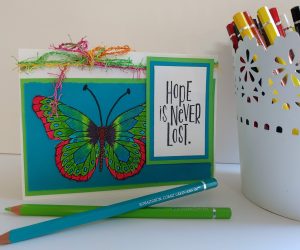 Encouragement Card – “Hope is never lost.”