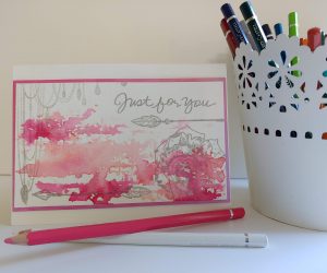 Thinking of you greeting card – “Just for You”