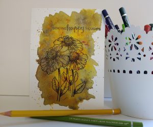 Thinking of You Card – “Sending Happy Thoughts”