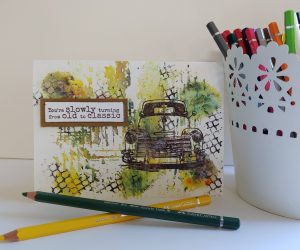 Masculine Birthday Card – “You’re Slowly Turning From Old to Classic”