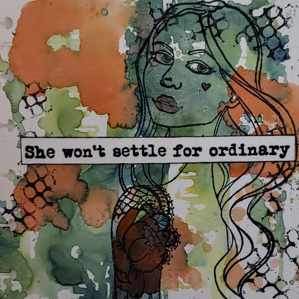 Water Media Wednesday – Episode 3 – She won’t settle for ordinary