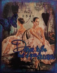 Rice Paper Mixed Media Tutorial – Dance to the beat of your dreams