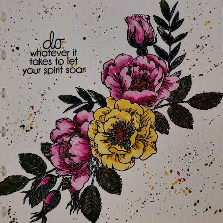 Water Media Wednesday – Episode 8 – “Do whatever it takes to let your spirit soar”