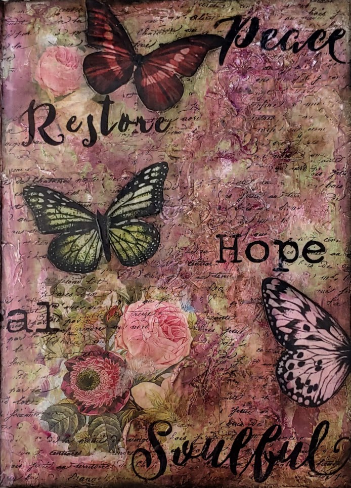 Journal Spread- Floral Garden